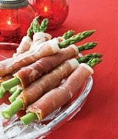 Prosciutto Wrapped Asparagus Spears
